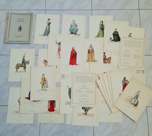 COSTUMI MEDIEVALI del secolo XIII e XIV Edizioni A